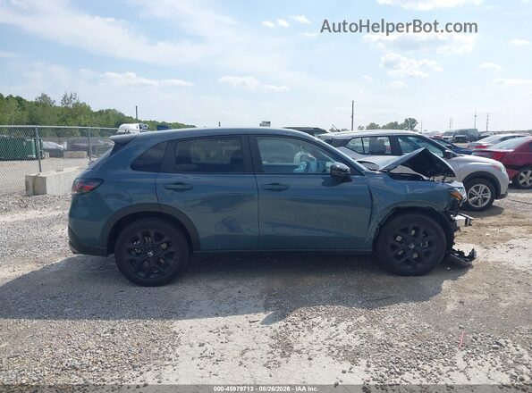 3CZRZ2H51RM742615 2024 HONDA HR-V Dark Blue სალონის 360-გრადუსიანი ხედი