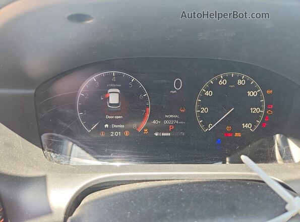 3CZRZ2H51TM764914 2026 HONDA HR-V Черный Вид щитка приборов