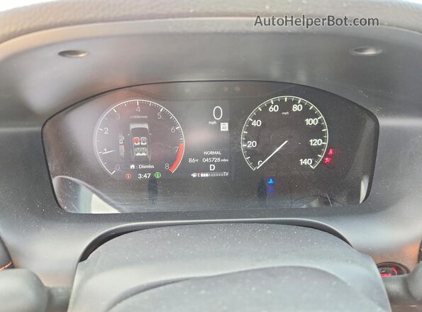 3CZRZ2H52PM706364 2023 HONDA HR-V Gray ხელსაწყოთა პანელის ხედი