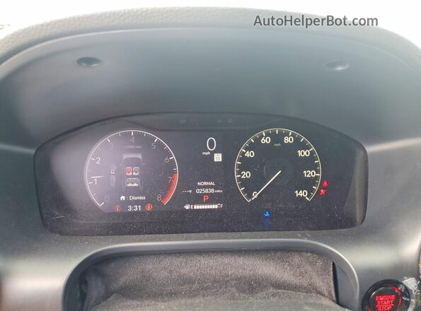 3CZRZ2H52PM723505 2023 HONDA HR-V White Vista del cuadro de instrumentos