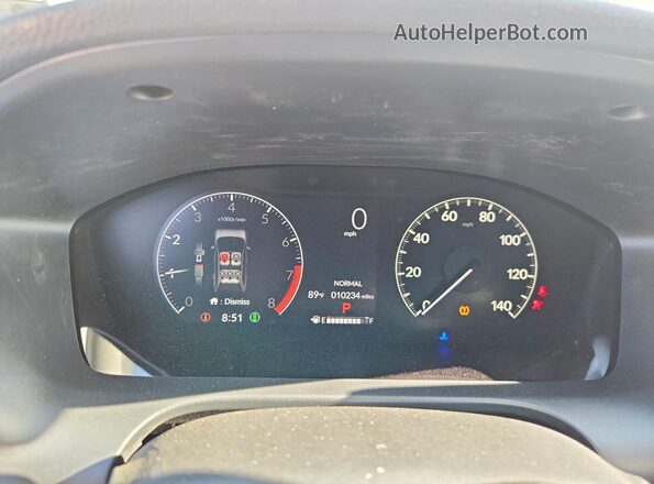 3CZRZ2H52RM737200 2024 HONDA HR-V Белый Вид щитка приборов
