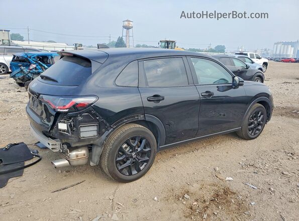 3CZRZ2H52RM781763 2024 HONDA HR-V Black უკანა მარჯვენა