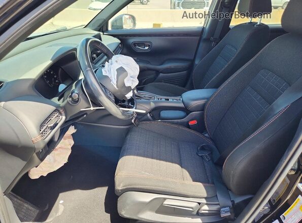 3CZRZ2H53RM700222 2024 HONDA HR-V Black Widok wnętrza z przodu