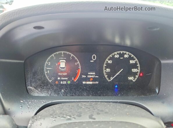 3CZRZ2H53RM701774 2024 HONDA HR-V White Instrument cluster view