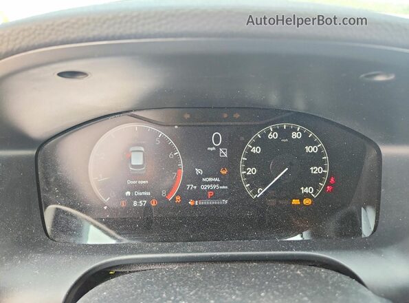 3CZRZ2H53RM776622 2024 HONDA HR-V Gray Սարքավորումների վահանակի տեսք