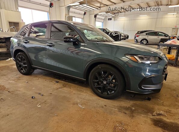 3CZRZ2H53SM766775 2025 HONDA HR-V Синий Передняя правая четверть