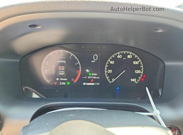 3CZRZ2H54RM786043 2024 HONDA HR-V Gray Вид щитка приладів