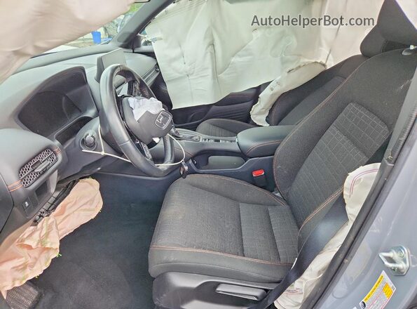 3CZRZ2H55PM716144 2023 HONDA HR-V Gray Front interior view