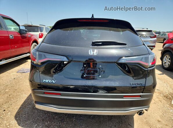 3CZRZ2H55RM702683 2024 HONDA HR-V Black Вид ззаду