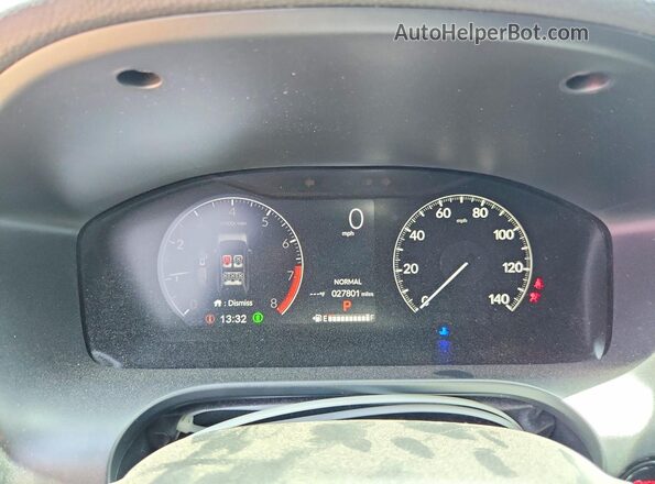 3CZRZ2H55RM702683 2024 HONDA HR-V Black Вид щитка приладів