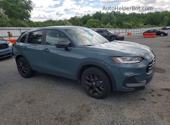 3CZRZ2H56SM737982 2025 HONDA HR-V Бирюзовый Передняя правая четверть