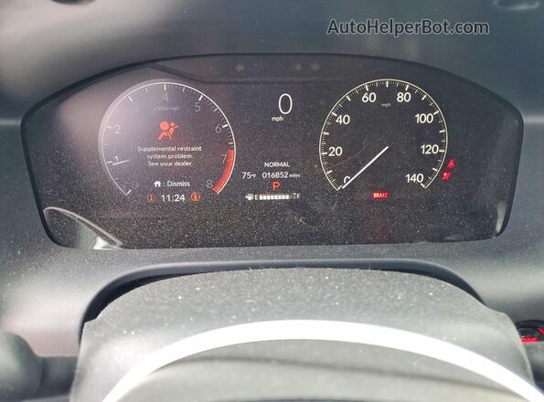 3CZRZ2H56SM737982 2025 HONDA HR-V Бирюзовый Вид щитка приборов