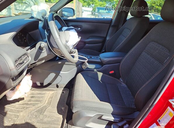 3CZRZ2H57RM705164 2024 HONDA HR-V Red Front interior view
