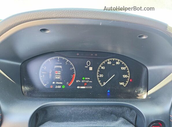 3CZRZ2H57SM725520 2025 HONDA HR-V Black Instrument cluster view