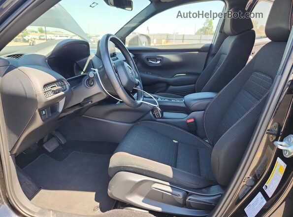 3CZRZ2H57SM725520 2025 HONDA HR-V Black Front interior view