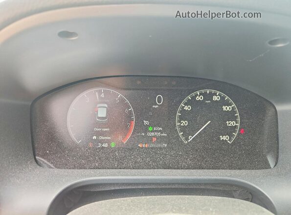 3CZRZ2H57SM788441 2025 HONDA HR-V Teal ხელსაწყოთა პანელის ხედი