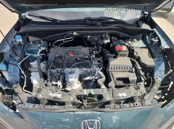 3CZRZ2H57SM788441 2025 HONDA HR-V Teal ძრავის განყოფილების ხედი