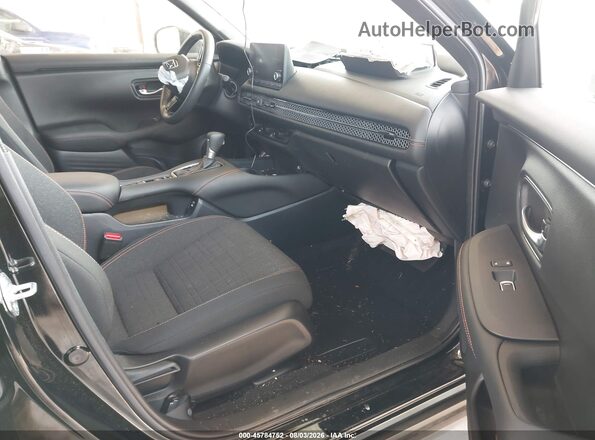 3CZRZ2H58RM732812 2024 HONDA HR-V Black Вид салону спереду
