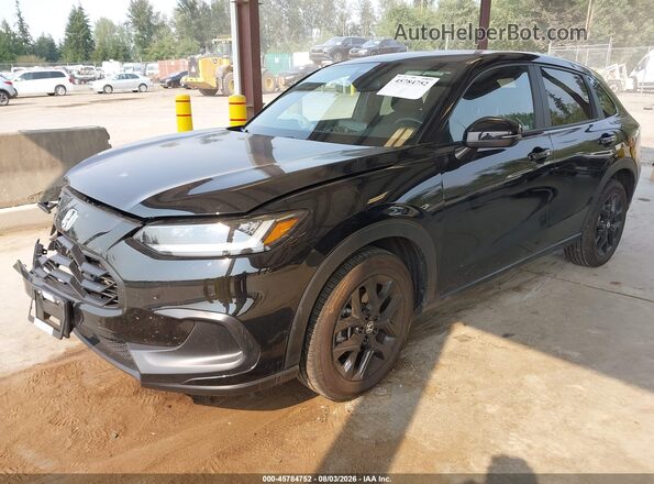 3CZRZ2H58RM732812 2024 HONDA HR-V Black Передня ліва чверть