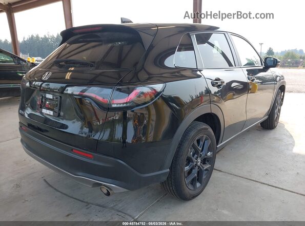 3CZRZ2H58RM732812 2024 HONDA HR-V Black Задня права чверть