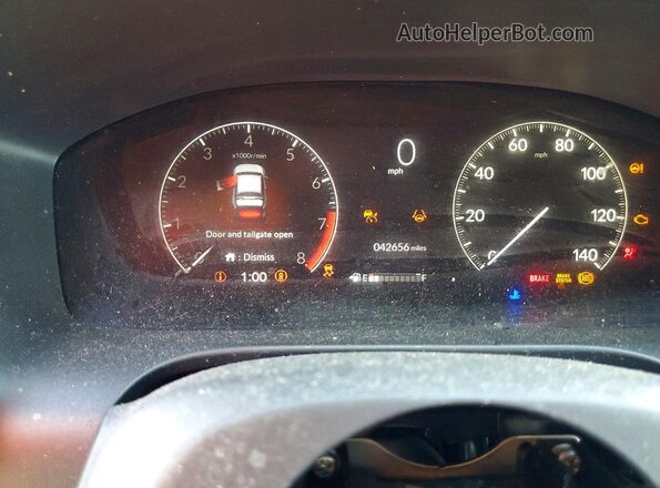3CZRZ2H59RM711628 2024 HONDA HR-V Silver Instrument cluster view