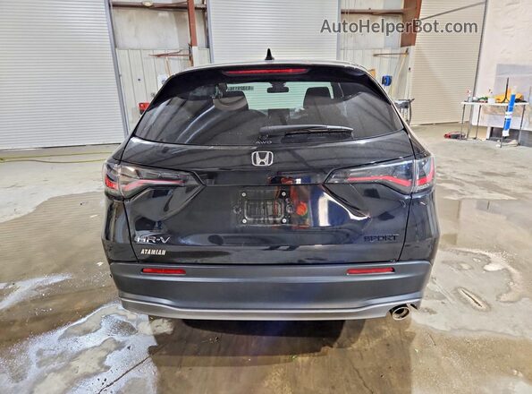 3CZRZ2H59RM774082 2024 HONDA HR-V Black Հետևի տեսք