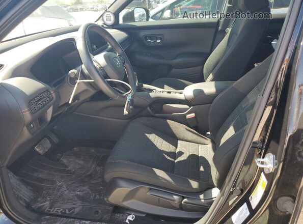 3CZRZ2H59SM700280 2025 HONDA HR-V Black Front interior view