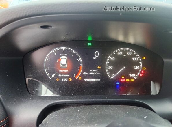 3CZRZ2H59SM773567 2025 HONDA HR-V Blue Սարքավորումների վահանակի տեսք