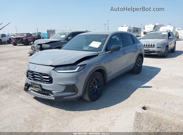 3CZRZ2H5XPM714390 2023 HONDA HR-V Gray Przód lewy