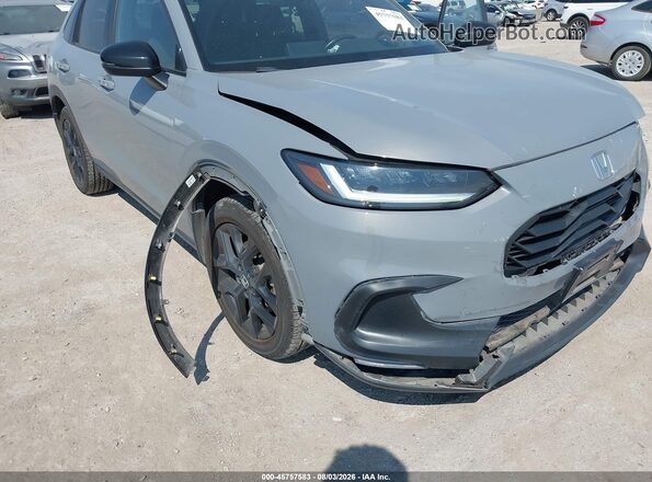 3CZRZ2H5XPM714390 2023 HONDA HR-V Gray Widok z przodu