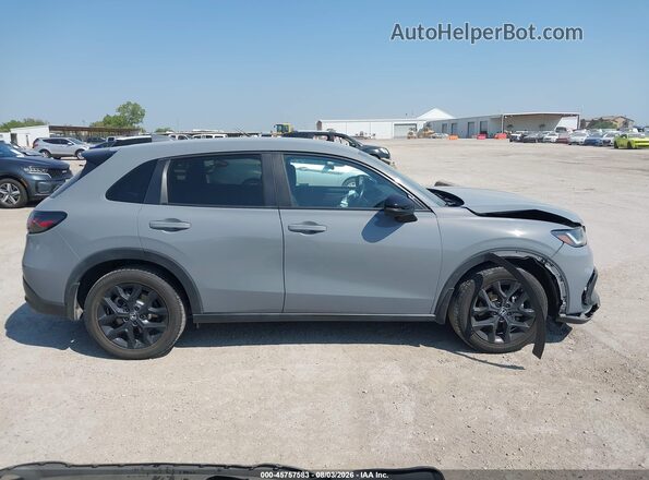 3CZRZ2H5XPM714390 2023 HONDA HR-V Gray Widok wnętrza 360 stopni