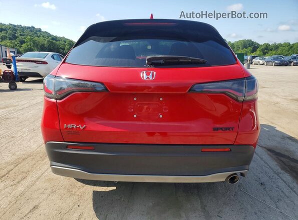 3CZRZ2H5XPM715328 2023 HONDA HR-V Red უკანა ხედი