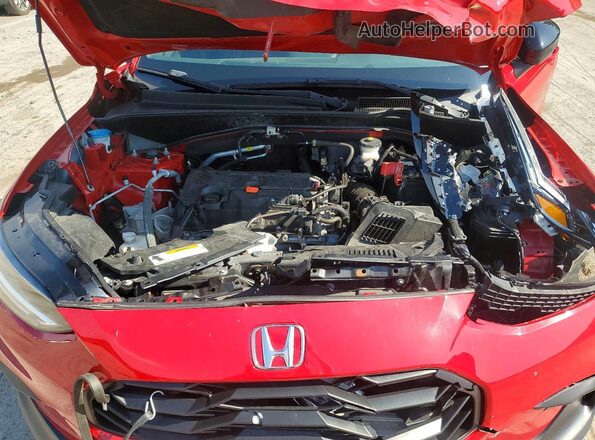 3CZRZ2H5XPM715328 2023 HONDA HR-V Red ძრავის განყოფილების ხედი