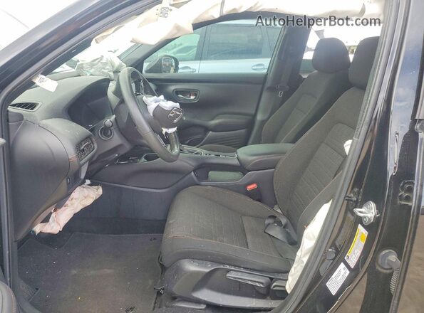 3CZRZ2H5XRM711671 2024 HONDA HR-V Black წინა სალონის ხედი