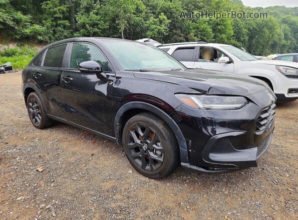 3CZRZ2H5XRM729166 2024 HONDA HR-V Black Front right