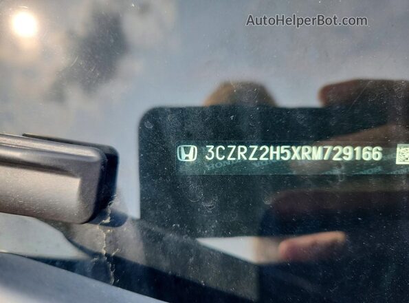 3CZRZ2H5XRM729166 2024 HONDA HR-V Black VIN sticker view