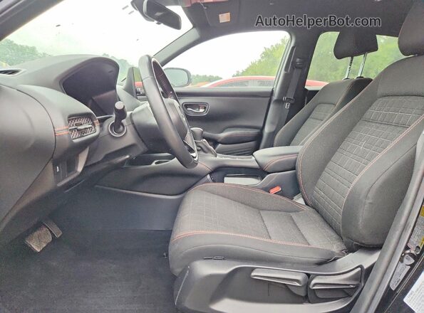 3CZRZ2H5XRM729166 2024 HONDA HR-V Black Front interior view