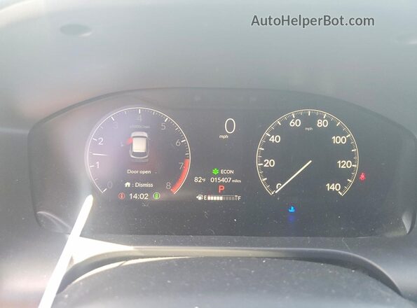 3CZRZ2H5XSM755269 2025 HONDA HR-V Gray Вид щитка приладів
