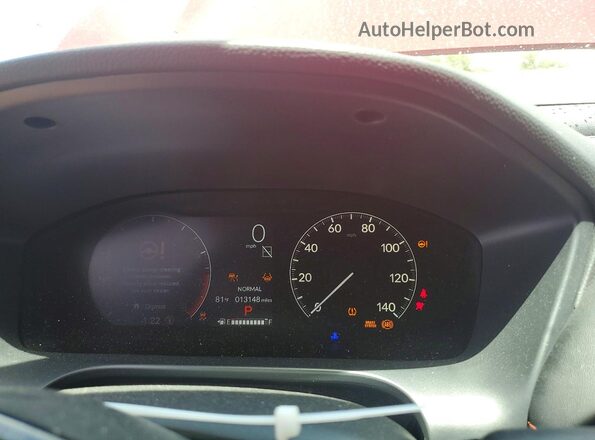 3CZRZ2H5XTM703061 2026 HONDA HR-V Red Vista del cuadro de instrumentos