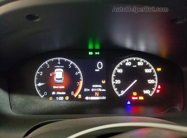 3CZRZ2H5XTM721527 2026 HONDA HR-V Gray Вид щитка приладів