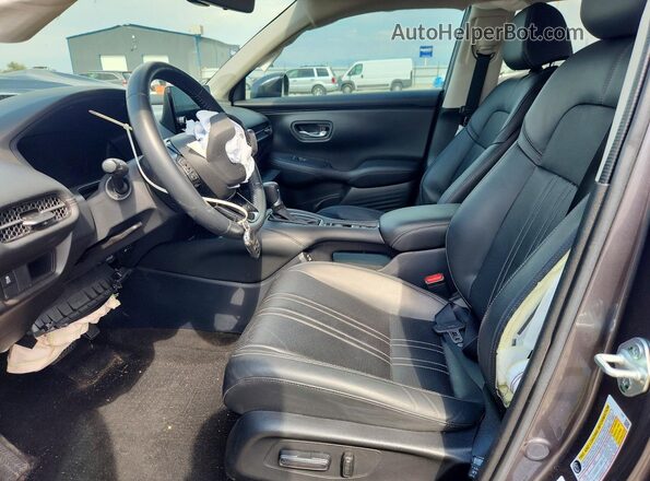 3CZRZ2H70PM708907 2023 HONDA HR-V Charcoal Vista interior delantera