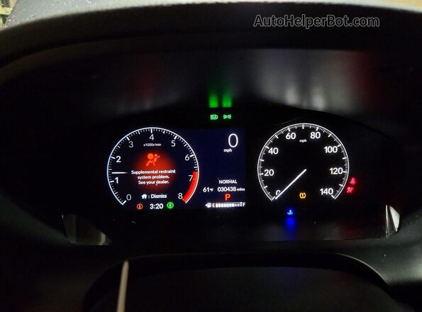 3CZRZ2H70SM785415 2025 HONDA HR-V Gray Вид щитка приладів