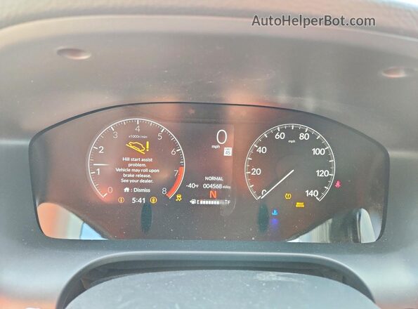3CZRZ2H70TM749449 2026 HONDA HR-V Gray Вид щитка приладів