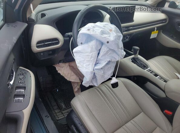 3CZRZ2H71PM749613 2023 HONDA HR-V Blue Dashboard view