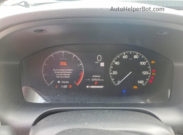 3CZRZ2H71PM749613 2023 HONDA HR-V Blue Instrument cluster view