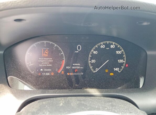 3CZRZ2H71SM712196 2025 HONDA HR-V Black Вид щитка приладів