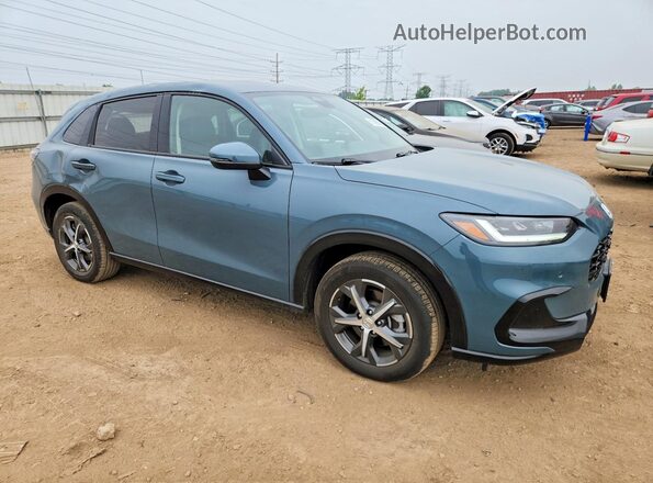 3CZRZ2H72RM742270 2024 HONDA HR-V Синий Передняя правая четверть