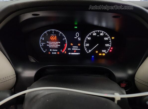 3CZRZ2H72SM786923 2025 HONDA HR-V Gray Սարքավորումների վահանակի տեսք