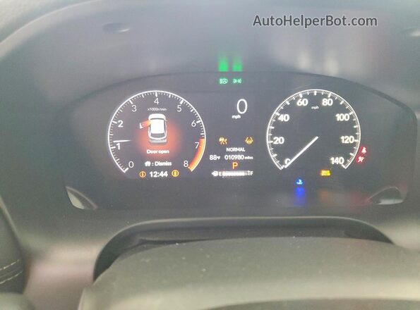 3CZRZ2H73SM700583 2025 HONDA HR-V Blue ხელსაწყოთა პანელის ხედი