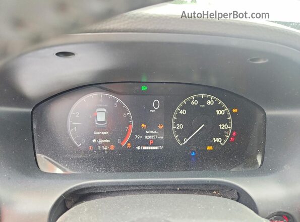 3CZRZ2H74RM758308 2024 HONDA HR-V Black Instrument cluster view